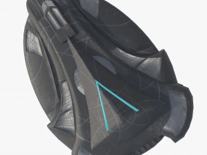 Battleship alkesh 3D Model