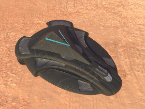Battleship alkesh 3D Model