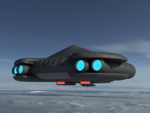 Battleship alkesh 3D Model