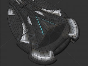 Battleship alkesh 3D Model