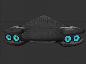 Battleship alkesh 3D Model