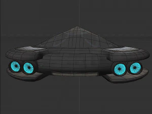Battleship alkesh 3D Model