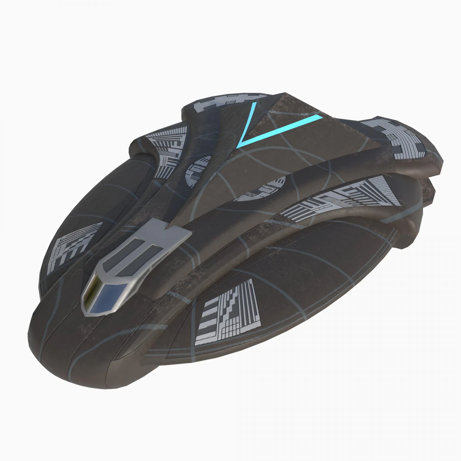 Hi-poly Alkesh 3D Model .c4d .max .obj .3ds .fbx .stl .blend 