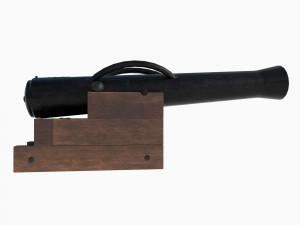 Cossack mortar Model 3D