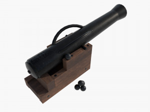 Cossack mortar Model 3D
