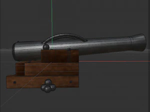 Cossack mortar 3D Model