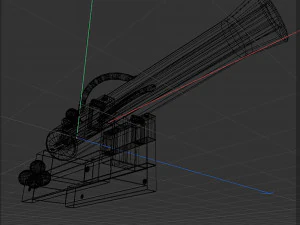 Cossack mortar 3D Model