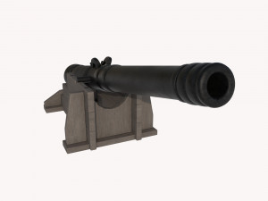 Cossack mortar1 3D Model