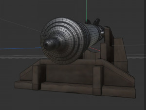 Cossack mortar1 3D Model