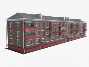 House red brick Modelo 3D