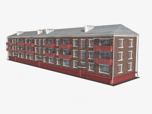 House red brick 3D Model