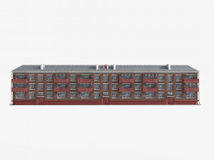 House red brick 3D 모델