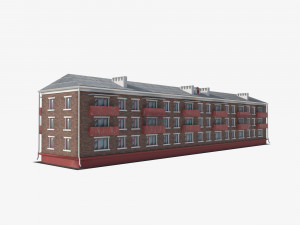 House red brick 3D 모델