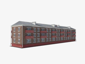 House red brick 3D Model