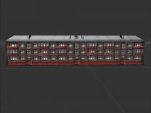 House red brick 3D Model