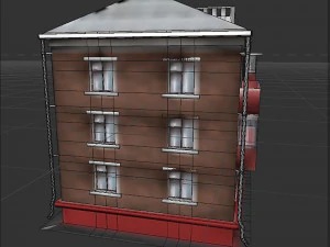 House red brick 3D Model