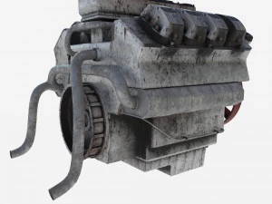 Engine old 3D Model