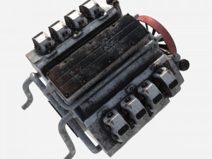Engine old 3D Model