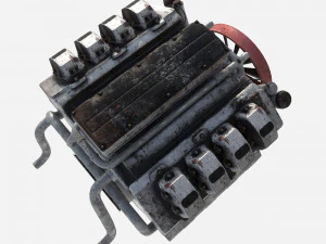 Engine old 3D Model