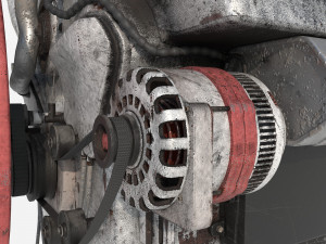 Engine old 3D Model