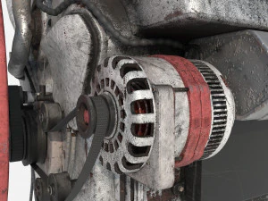 Engine old 3D Model