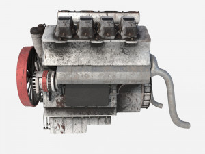 Engine old 3D Model