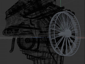 Engine old 3D Model