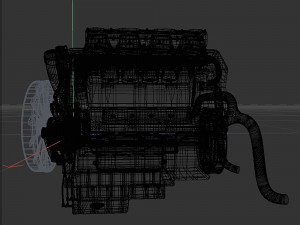 Engine old 3D Model