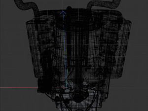 Engine old 3D Model