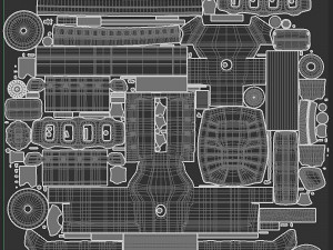 Engine old 3D Model