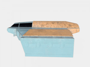 Space cargo ship 2 3D-Modell