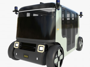 Unmanned taxi 3D Model