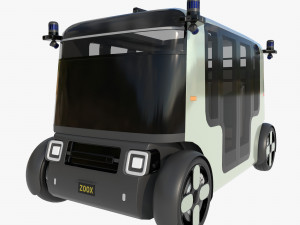 Unmanned taxi 3D Model