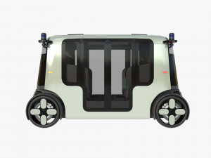 Unmanned taxi 3D Model