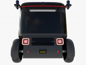 Unmanned taxi 3D Model