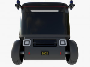 Unmanned taxi 3D Model