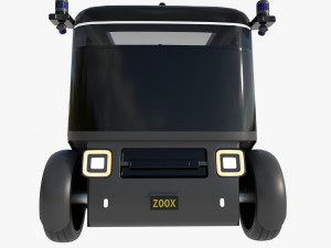Unmanned taxi 3D Model