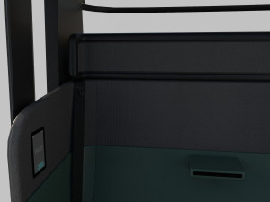 Unmanned taxi 3D Model