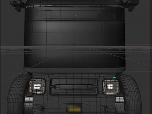 Unmanned taxi 3D Model