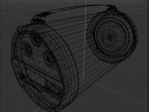 Boombox 3D Model