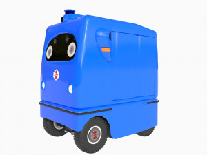 Japanese delivery robot Deliro 3Dモデル