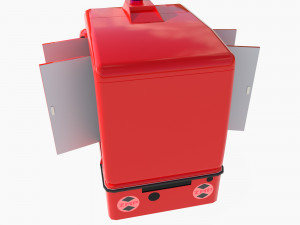 Japanese delivery robot Deliro 3Dモデル