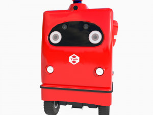 Japanese delivery robot Deliro 3Dモデル