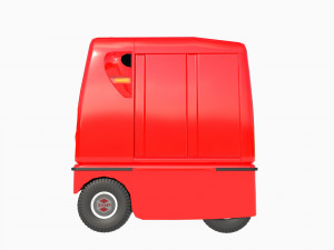 Japanese delivery robot Deliro 3Dモデル