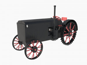 Restored tractor from the 30s 3D Model