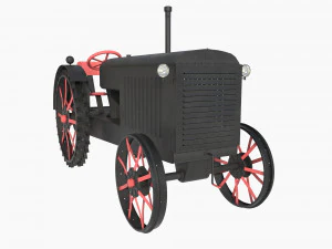 Restored tractor from the 30s 3D Model