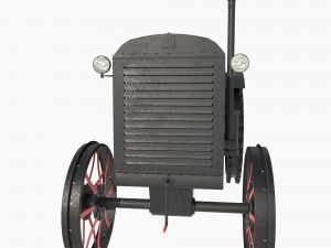 Restored tractor from the 30s Modèle 3D