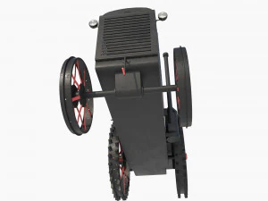 Restored tractor from the 30s 3D Model