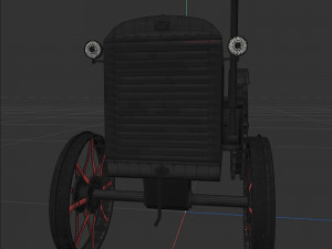 Restored tractor from the 30s Modèle 3D