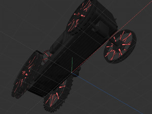 Old rusty tractor Modèle 3D